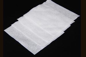 High quality white pearly polyester viscose wet towel water - piercing non-woven fabric